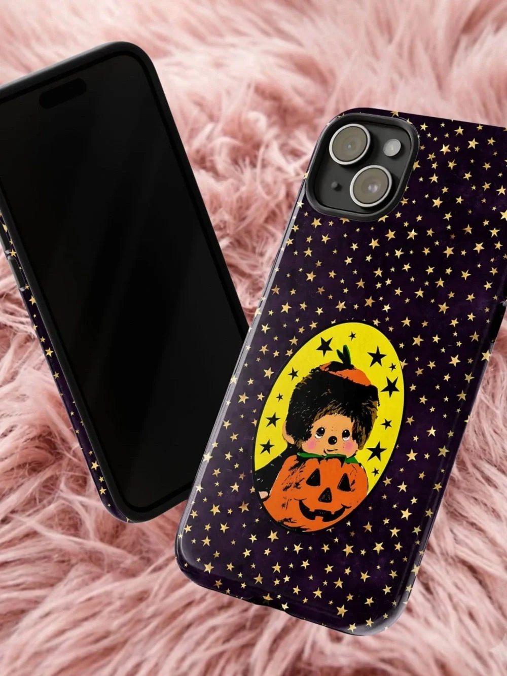 Purple Star Halloween Doll Pumpkin Phone Case